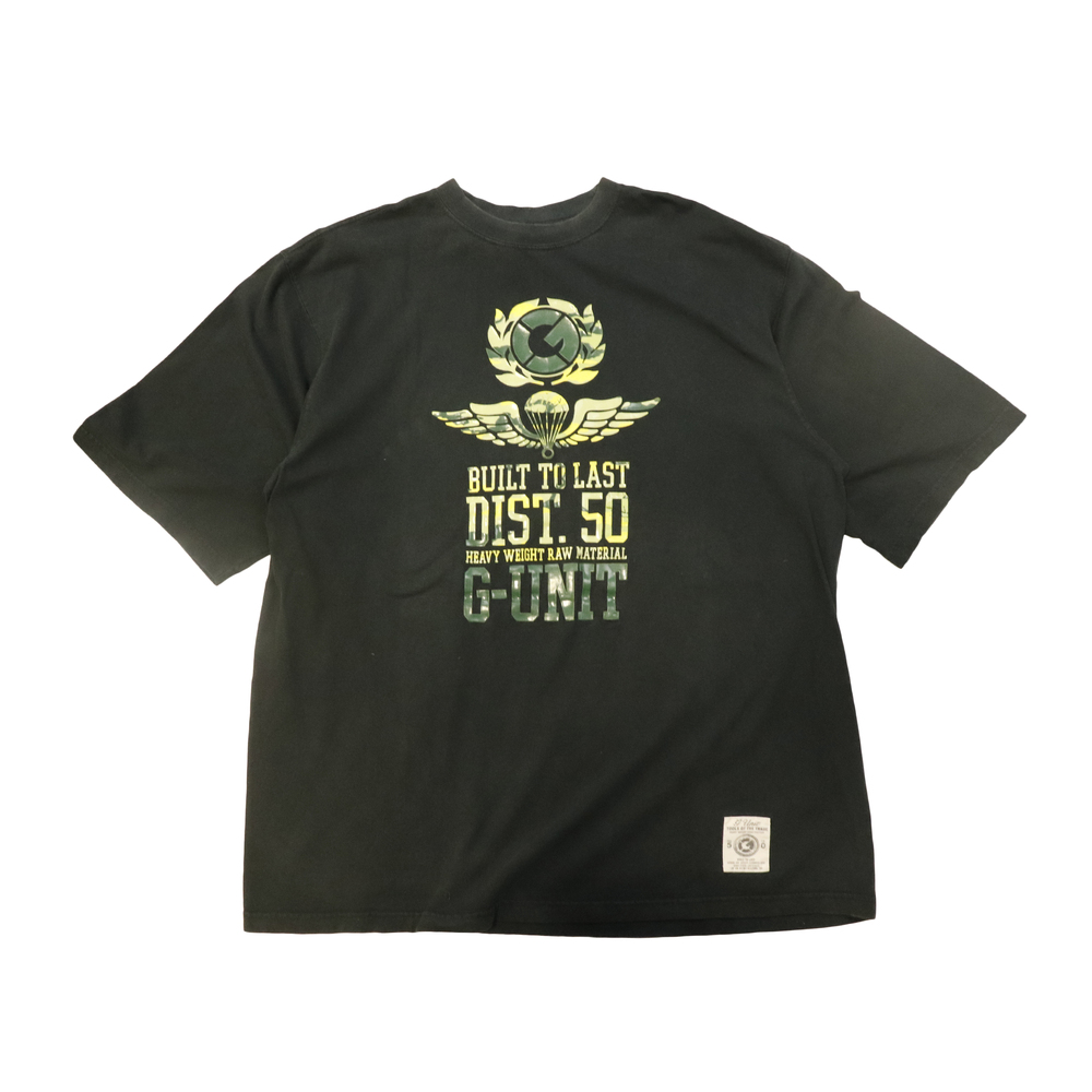 Vintage G Unit camouflage logo graphic t-shirt Size XXXL